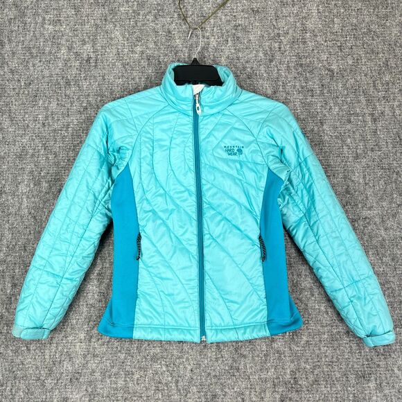 Mountain‎ Hardwear Jacket Womens Small Puffer Quilted Outerwear Lightweight Blue - Picture 1 of 13
